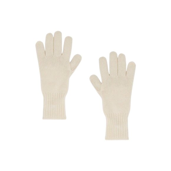 Hat Attack Accessories - Hat Attack Cashmere Gloves in Ivory One Size New Womens Mittens Knit